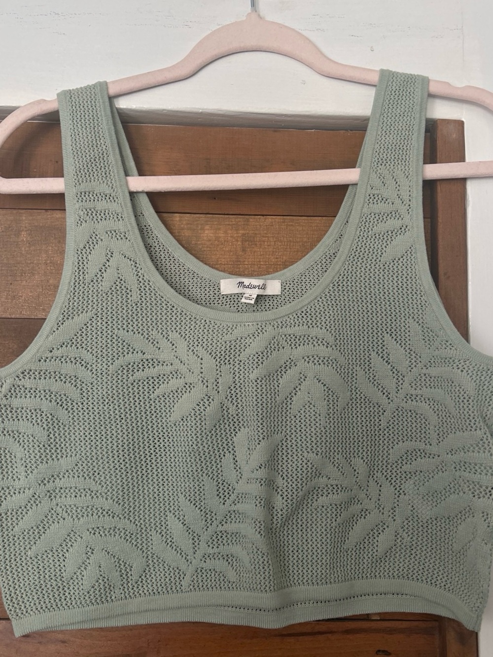 Madewell Light Sage Knit Tank